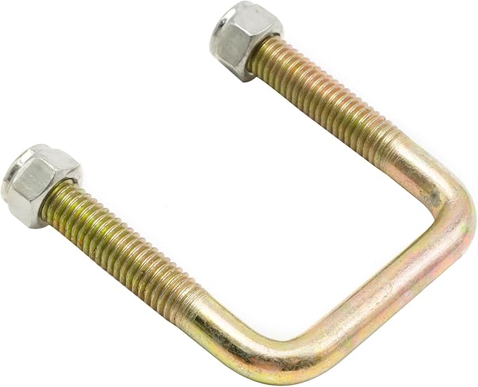 4 Pcs 72618G01 Golf Cart Rear Leaf Spring U-Bolts with Nuts, Replacement for EZGO TXT Workhorse Gas Electric 1996-Up Models, Replaces 72029-G01 72124-G01