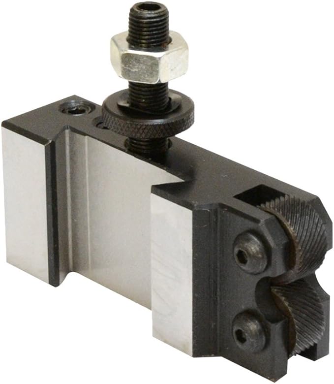 LLDSIMEX 6-12 Inch Lathe Swing Tool Post Knurling Turning Facing Holder AXA (250-110) Quick Change