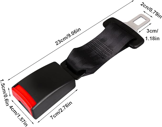 2-PCS Universal Metal Belt - Durable - Extenders Bag Quick Release Buckle for Replacement 14-Inch Belt Buckle