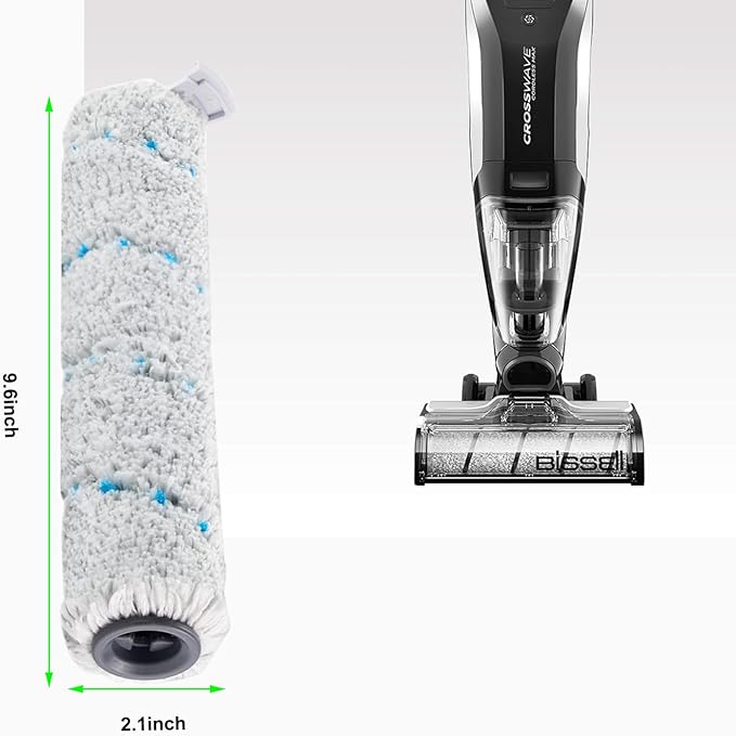 2 Pack Replacement 2787 Multi Surface Brush Roll for Bissell, Brush Replacement Parts For Bissell CrossWave Cordless Max Series 2554 2590 2593 2596 Vacuum, Replace for Bisell Part# 1618368.