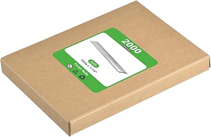 uxcell 2000Pcs 15 Gauge Angled Finish Nails, 1-14" Length, 34-Degree, Galvanized Assorted Size Project Pack for Woodworking Construction, Silver