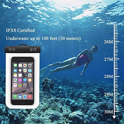 Waterproof Case for Galaxy A50, A30, A20 - Underwater Bag Floating Cover Touch Screen IPX8 Pouch Clear Compatible with Samsung Galaxy A50A30A20 Phone Models