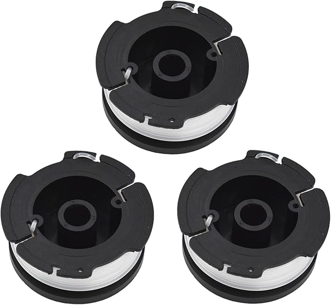 WFLNHB (3-Pack) 30ft 0.065 Trimmer Spool Replacement for Black Decker AF-100-3ZP