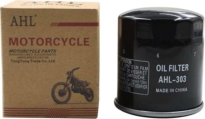 AHL 303 Oil Filter for Yamaha YXR660 Rhino 660 2004-2006 YFM400 KODIAK 400 AUTO 2X4 2000 2001 2003 YFM400 KODIAK AUTO 4X4 2000-2006 YFM400A YFM400F KODIAK 2002