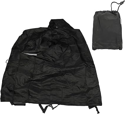 OUTDOOR PIZZA OVEN COVER HEAVY DUTY RAIN PROOF FOLDABLE OVEN COVER BLACK For All Seasons