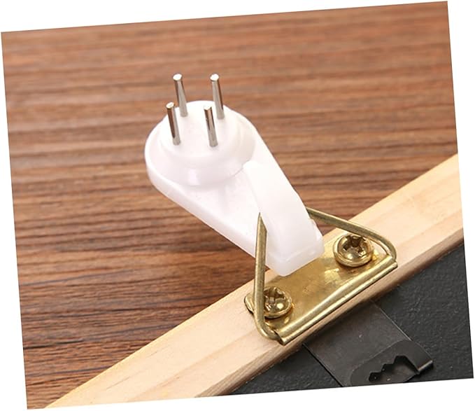 Happyyami 10pcs Seamless Wall Nails Invisible Hanger Hooks for Photo Frames Lightweight Non Damaging Hanging for Pictures Art and Gadgets Walls