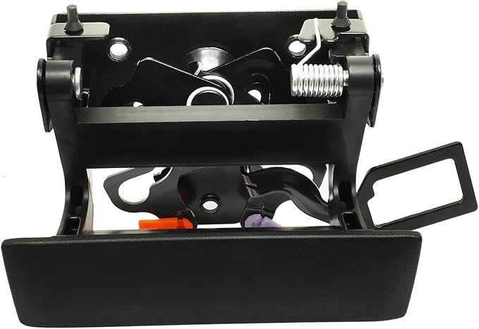 Tailgate Door Handle, Compatible with 2007-2014 Chevy Silverado GMC Sierra, Exterior Rear Textured Replace 25775280, 80591 Outside Tail gate Liftgate Latch Lock