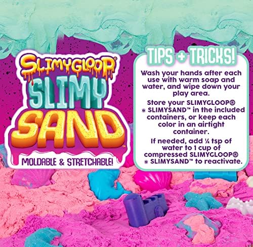 Twist - TealPink Scented Stretchy Cloud Slime, Cotton Candy Watermelon, Stretchable, Moldable, Play Sand, 10oz.Great for Tactile Fun