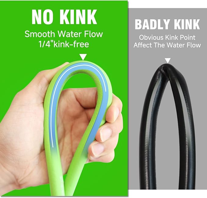 14 Pressure Washer Hose 25 FT, 3100 PSI Kink Resistant Super Flexible Power Washer Hose for Pressure Washer, Universal Extension Hoses Replacement for Gas Electric, Compatible with M22 14mm