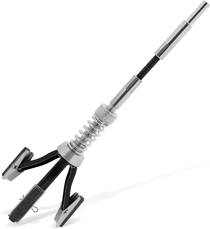 ABN 1-18in Small Brake Cylinder Hone Tool - Engine Cylinder Hone Deglazer 0.75-1.5in Piston Honing 3 Stones 220 Grit