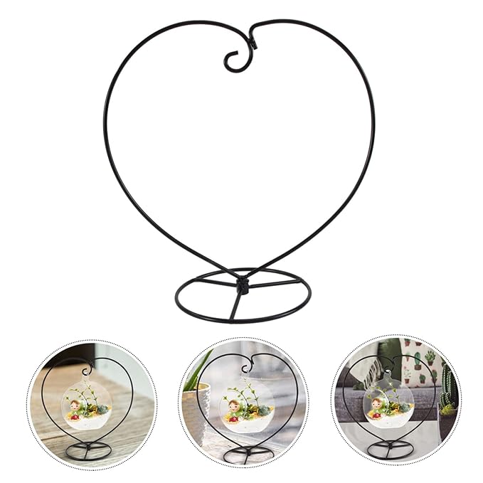 Eco Bottle Hanger Iron Bracket Flowerpot Rack Display Stand Holder for Home and Office
