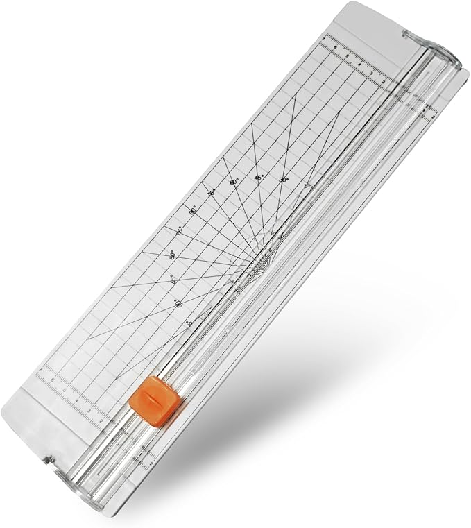 Paper Cutter Slider Mini Small,Paper Trimmer,Papercutter Slicer (Includes 5 Blades )