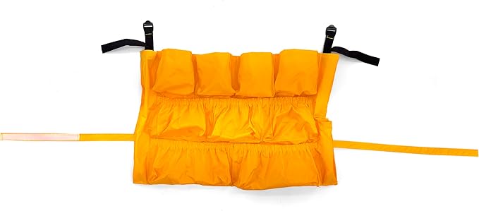 Trash Can Caddy Bag Fits 32-48 Gallon Can 12 Pockets Large Round and Square Trash Cans.