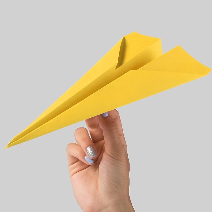 JAM PAPER Colored 24lb Paper - 90 gsm - 8.5 x 11 - Yellow Recycled - 50 SheetsPack
