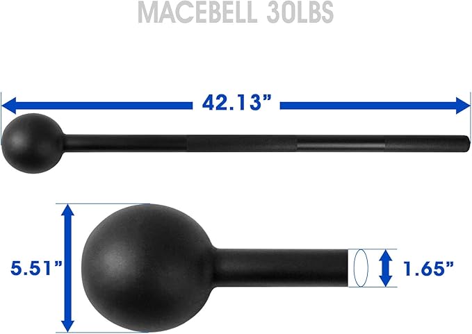 Yes4All Steel Mace Bell For Woman & Man (30lbs)
