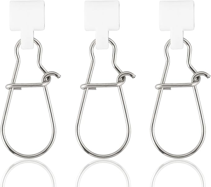 Dr.Fish Fishing Sinker Slides, 30-100 Pack Duo Lock Snap Sliding Swivels Fishing Line Slider Sinker Weight Connectors Saltwater Surf Fishing Rigs Catfishing Sliding Rig Bottom Rigs Fish Finder Rig