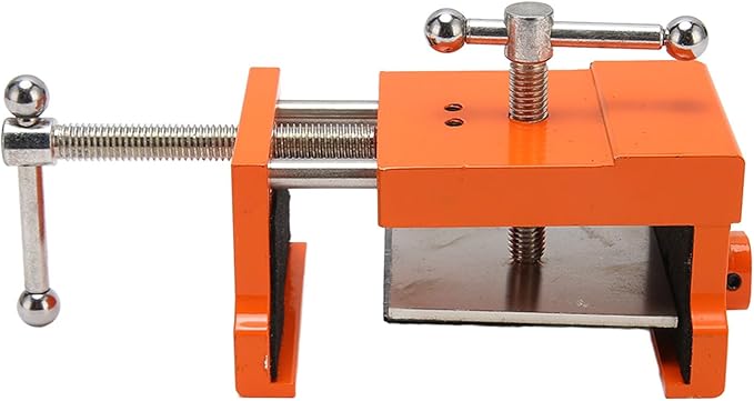 Tyenaza Cabinet Clamps, Cabinet Face Frame Clamps, Auto Locking Accurate Cabinet Face Frame Clamps with Protective Pads for Woodworking Orange