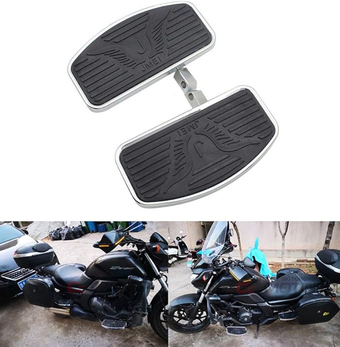 Kawasaki Vulcan 400 800 900 VN400 VN800 VN900 Cruiser Motorcycle Black Metal Rider Floorboards Foot Pegs