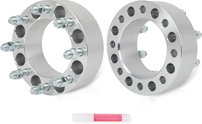 ECCPP 2PCS 8x6.5 Wheel Spacers Lug Centric 2.5" 8 Lug for E-350 Econoline 1992-2000 2007-2008 for Ram 3500 2003-2010