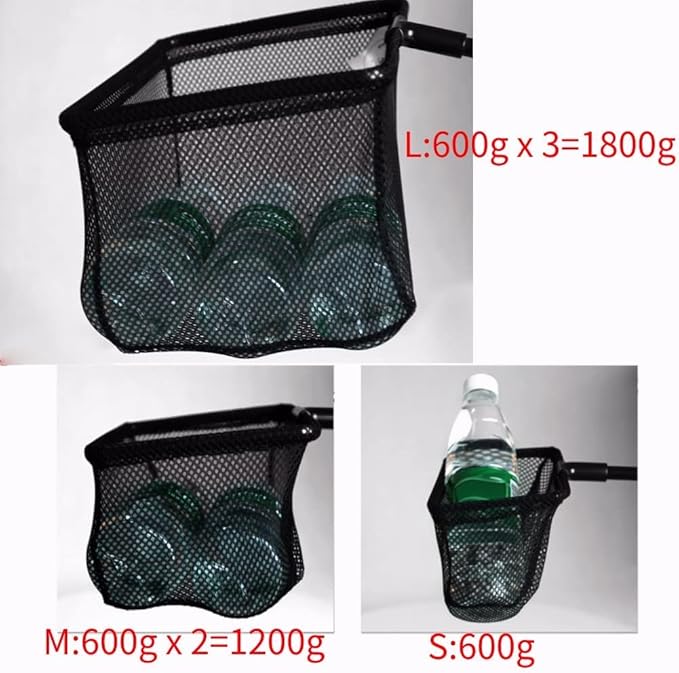 Pssopp Aquarium Fishing Landing Net, Retractable Fish Fishing Net Fish Shrimp Net Floating Objects Clean Tools for Fishes Catch and Release (M)