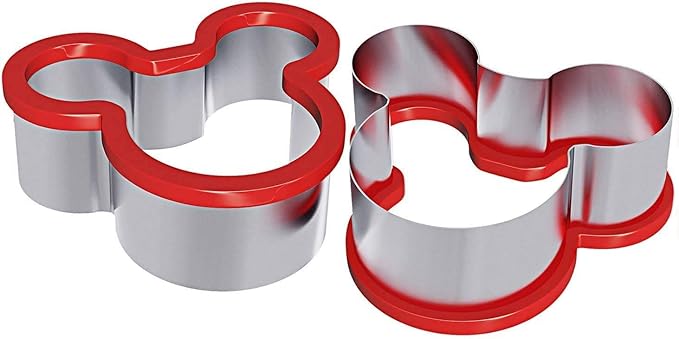 Stainless Steel Mouse Cookie CutterKids Sturdy Cutters for Cookies, Sandwiches, Biscuit