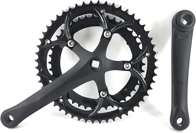 52T42T x 170mm Crankset for Mountain Road Bike Fixed Gear Bicycle (52T42T Chainring)