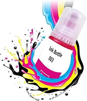 Dye Ink 003 Refill Compatible The Ink Bottle Printer Parts - Compatible with Epson L3110 003 3110 3100 3101 3110 3150 5190(4PCS)