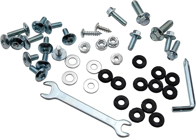 Complete Plastics Fairing Mounting Hardware Bolts Screws Kit For CRF70 XR70 Dirt Pit Bike