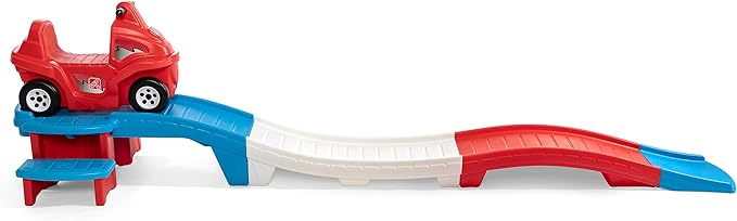 Step2 USA Edition Up Down Roller Coaster Kids Ride On Toy, Push Car, IndoorOutdoor Playset, Made of Durable Plastic, Max Weight 50 lbs., for Toddlers 2-5 Years Old, Red