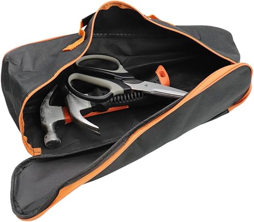 Dnyta Canvas Tool Bags Multiple Tool Bags with Zipper Small Metal Tool Bag for Multi-Tool Storage (Small)