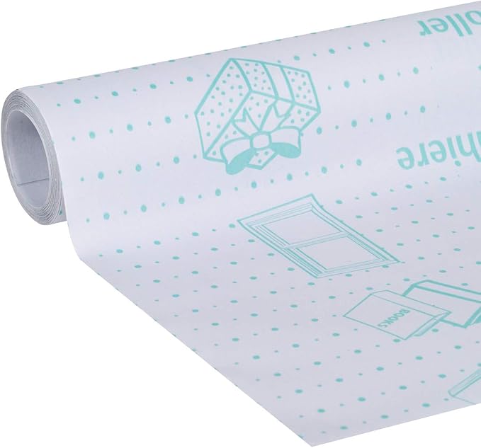 EasyLiner Clear Adhesive Shelf Liner for Cabinets, Cupboards Protective Covering - Peel and Stick Shelf Liner Easy to Cut Fit - Self- Adhesive Removable - 20" x 15 Feet, 1 Roll