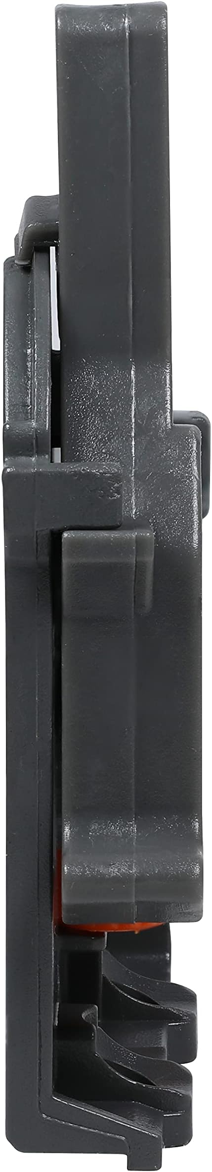 10 Pairs of DTC Undermount Drawer Slide Plastic Front Locking Device, Grey with Screws Included