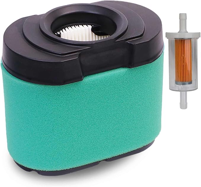 Professional 792105 air filter, durable air cleaner 276890 with fuel filter, compatible with BS V-Twin Engine 44H777 5405K 593240 4163205 GY21057 Air filter