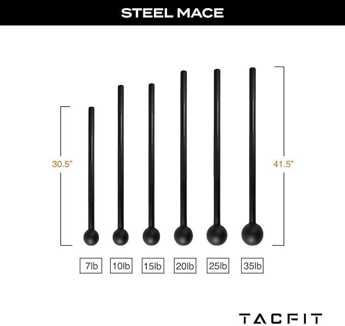 Steel Mace - for Fitness, Exercise, Strength Training, Crossfit and Workouts