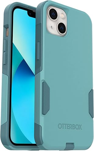OtterBox iPhone 13 (ONLY) Commuter Series Case - RIVETING Way, Slim & Tough, Pocket-Friendly, with Port Protection Teal