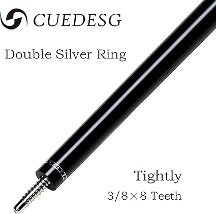 Carbon Fiber Pool Cue Stick 10.5mm11.8mm12.5mm,Low Deflection Pool Stick with Rare Wood Butt,Professional Cue Stick with Box Case