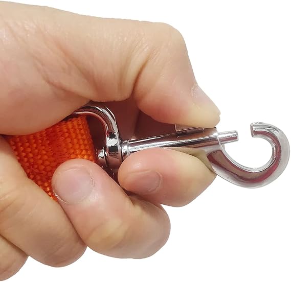 6FT 10FT Adjustable Dog Leash, Nylon Dog Leashes for Medium Large Dogs (6FT, Orange)