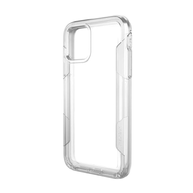 Pelican iPhone 11 Case, Voyager Series – Military Grade Drop Tested – TPU, Polycarbonate Protective Case for Apple iPhone 11 (Yellow-Clear)