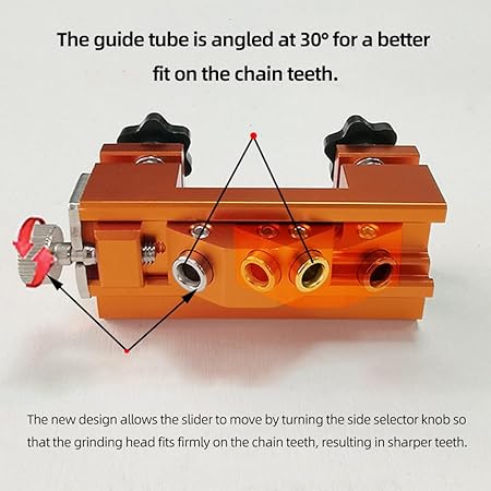 Chain Saw Sharpen Tool Portable Hand Crank Chainsaw Blade Sharpener Aluminium Alloy Precision Polishing for Repairing Chainsaw