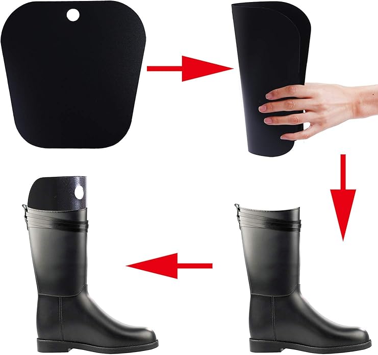 Ruisita 4 Pieces (2 Pairs) Boot Shapers Form Inserts Breathable Boots Support for Men or Women