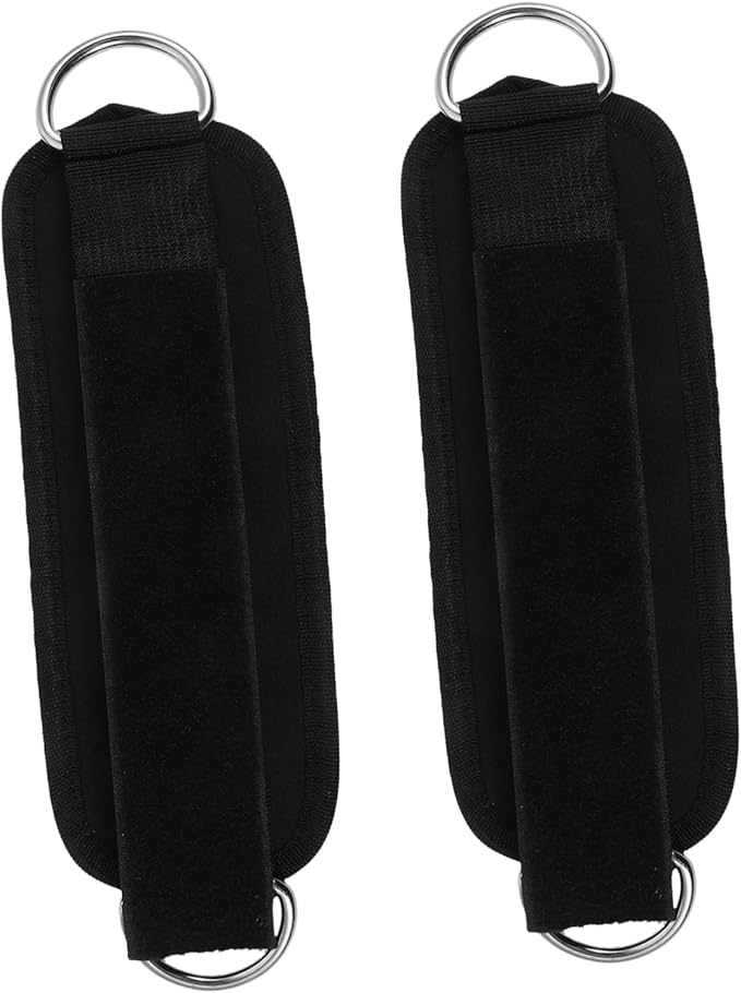 2pcs Wrapped Ankle Strap Ankle Band Ankle Strap Tool Ankle Straps Black Nylon