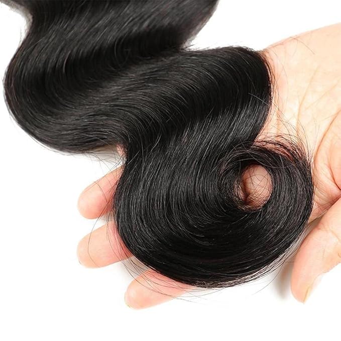 Body Wave Bundle 10A Grade Human Hair Bundles 100 Unprocessed Brazilian Virgin Hair Bundles Double Machin Weft Brazilian Body Wave Bundle(24 Inch)