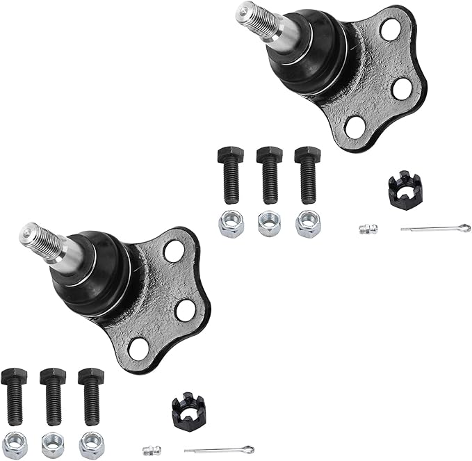Detroit Axle - RWD Front 2pc Ball Joints for 00-02 Dodge Ram 2500 3500, 2 Upper Ball Joints 2000 2001 2002 Replacement