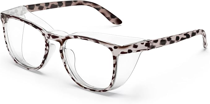 MORK&SUKY Safety Glasses, Stylish Goggles With No Fog Lense, Alternatives To Regular Protective Eyewear For Lab and Nursing.