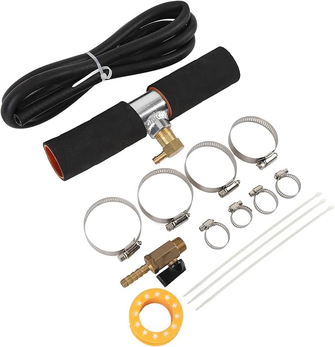 Fuel Installation Kit, 17PCS Fuel Tank Auxiliary Install Kit 11025 Metal 1 12in Fuel Installation Kit for 38in Female Fuel Outlet Fittings