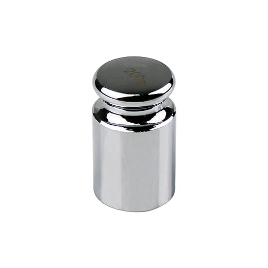 TEXALAN(R) M2 Chrome Scale Calibration Weight for School Lab Factory 200g