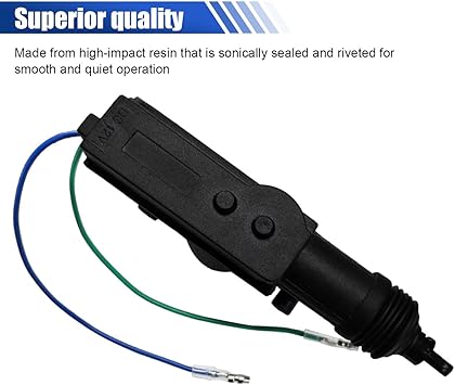 Car Power Door Lock Kit, Universal Heavy Duty Car Power Door Lock Actuator 2-Wire 12-Volt Motor for Most Automotive Central Locking System (2PCS)