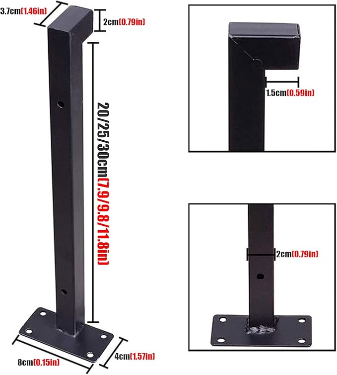YFZN Black Floating Shelf Supports, Wall Shelf Bracket, Wrought Iron, with Hook, with Mounting Accessories, Saving Space, Strong Bearing Capacity, Ffor Bedroom, Kitchen, Living Room, 2 Pcs