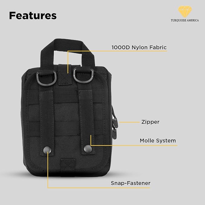 Tactical Waist Bags,Universal Outdoor Waist Bag,Tactical, EDC Molle Pouch, Utility Gadget Waist Bag with Cell Phone Holster for Sports,Medical Pouch,Tactical Survival First Aid Kit