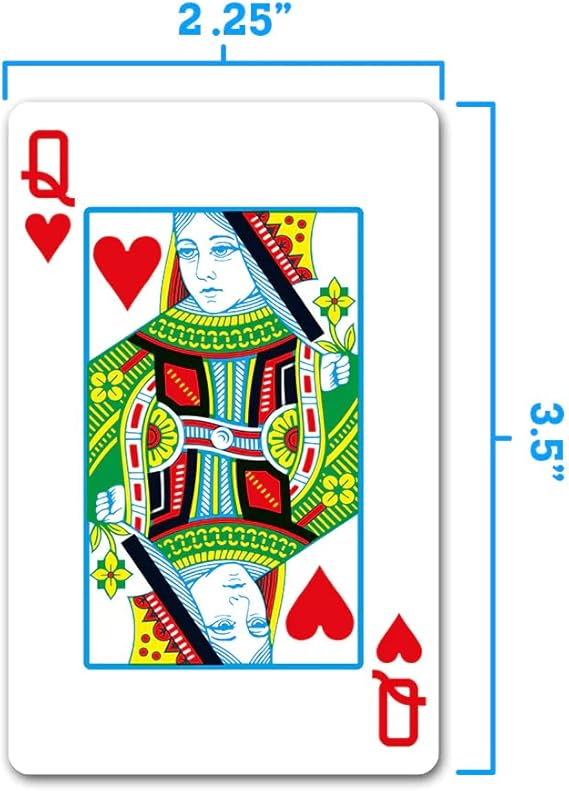 Copag WSOP 2023 Tournament Played 100% Plastic Playing Cards - Narrow Size (Bridge) Blue/Red Double Deck Set (Standard Index)